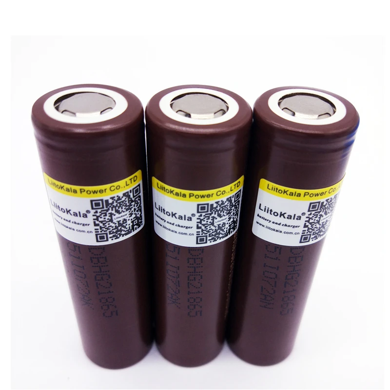 
LiitoKala HG2 18650 3000mah electronic cigarette Rechargeable battery power high discharge,30A large current 