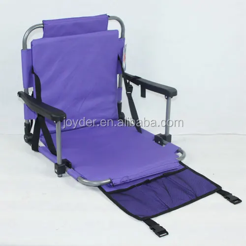 lightweight portable wholesale folding back seat stadium chair