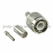crimp type rg58 rg59 rg6 tnc antenna male female jack plug connector