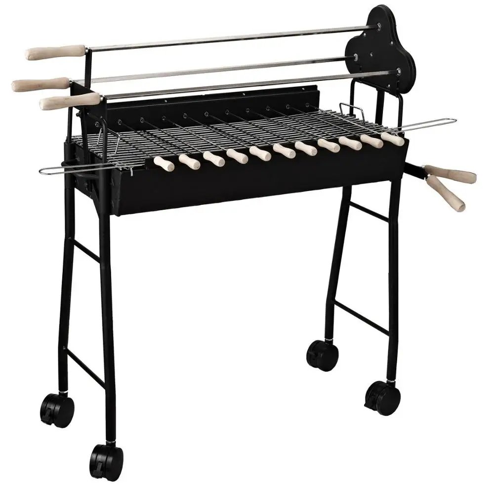 Cyprus Bbq Grill Outdoor Commercial Rotisserie Grill Pig Spit Roaster With Motor