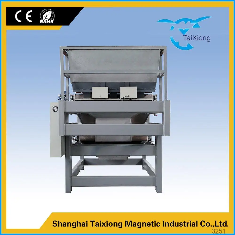 Подвесной Магнитный пластиковый металлический сепаратор для обработки отходов