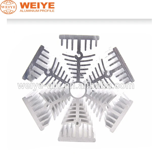 LED use customized deep processing aluminium heatsink