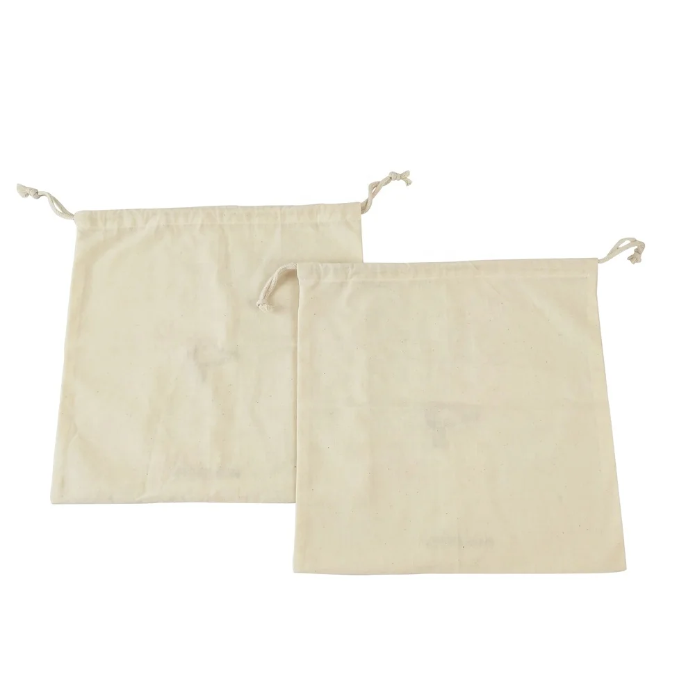 
Custom Printed Cotton Drawstring Dustbag 