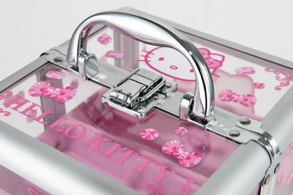 HelloKitty  Adorable Cosmetic Case Portable  Makeup Mini Boxes for travel