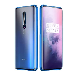 Productos Tendencia 2019 Cell Phone Accessories Magnetic Tempered Glass Phone Case for OnePlus 7 Pro*