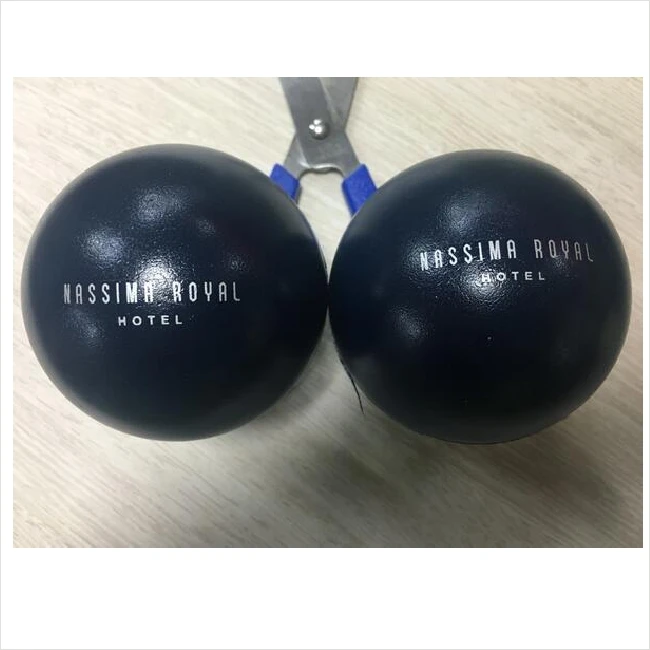 Custom Printed PU Anti Stress Ball Promotional Quick Rising PU Ball Advertising Ball Toys