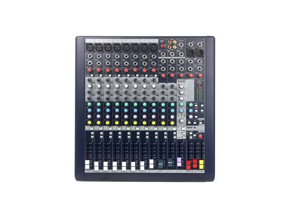 Professional sound mixing table dsp karaoke mixer with echo for music mixer dj system