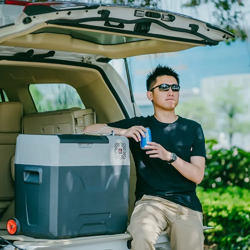 CX40 40L Capacity Fast Cooling SUV Model ACE  12/24v Automotive Freezer Box Car Fridge with wheels