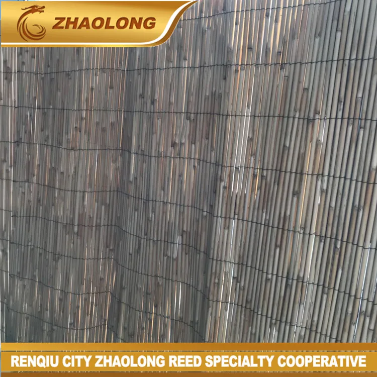 
Factory directly 8-10 mm PE iron wire reed fence bamboo panel 