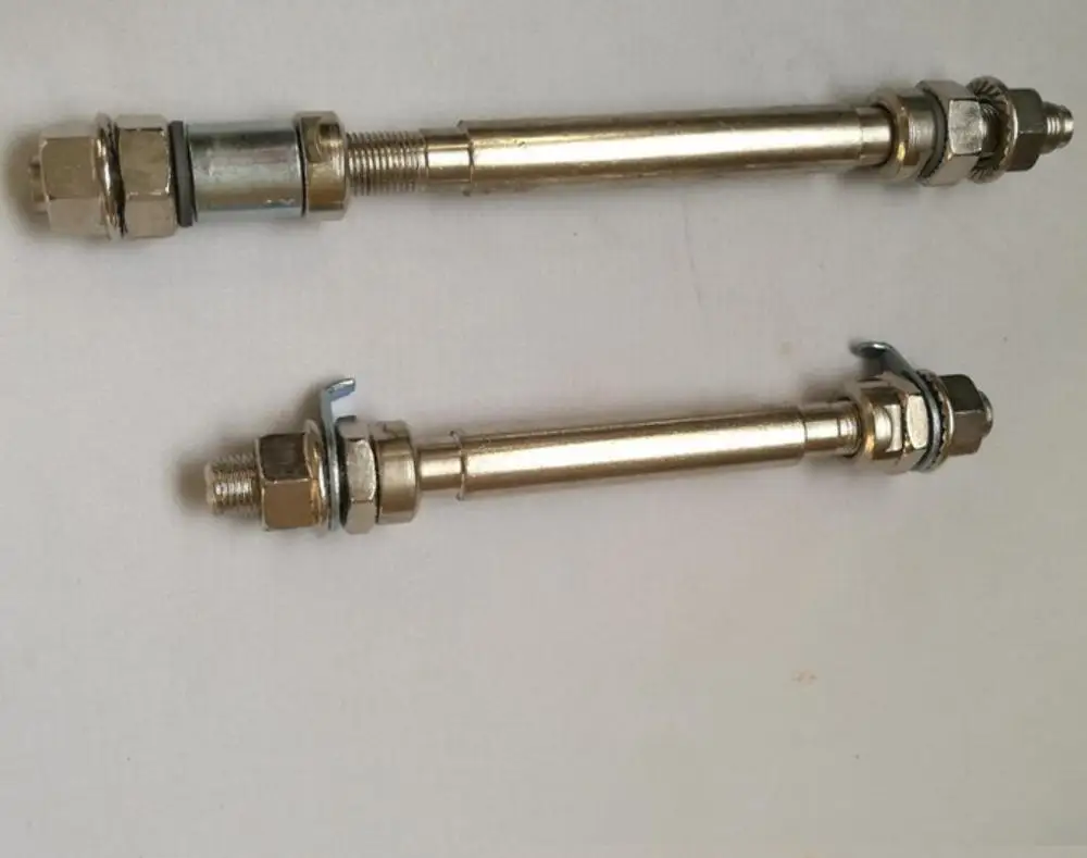 Bicycle  rear Steel Hub Axle,Bike front Steel Hub Axle