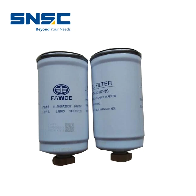FAW J5 aowei truck spare parts diesel filter 1117060A29DB fuel filter