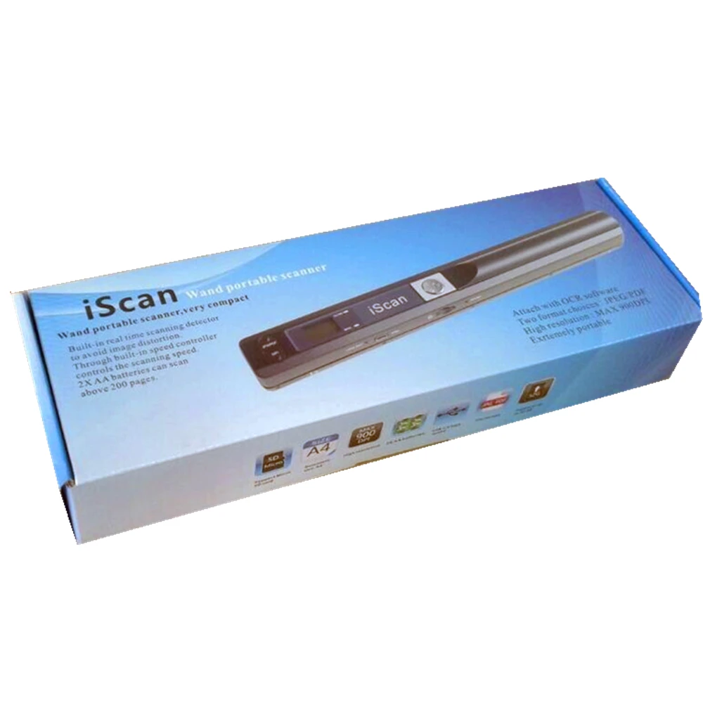 Made in China 900dpi Digital A4 Portable handhold Document Scanner