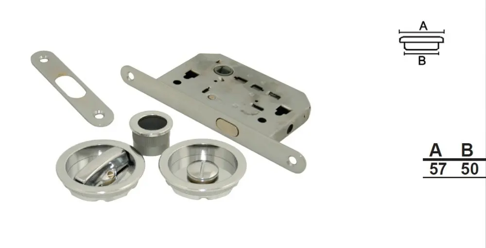 European style sliding door lock,door lock,flush door handle lock