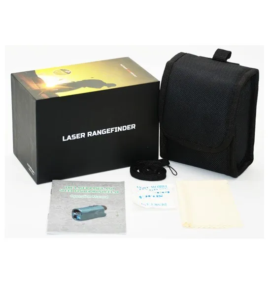 White Golf Laser Pinseeker and slope function range finder 600m