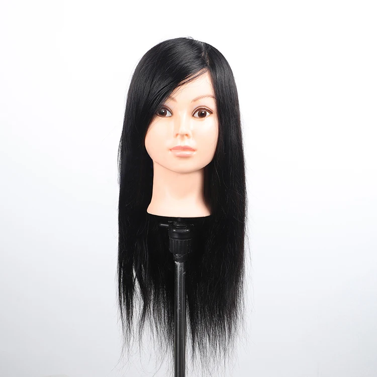 
High quality Training/teaching mannequin head with human hair 