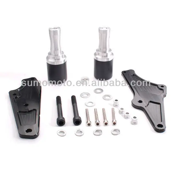 CBR500R Delrin No Fairing Cut Crash Protector Frame Sliders for Motorcycle 750-3210