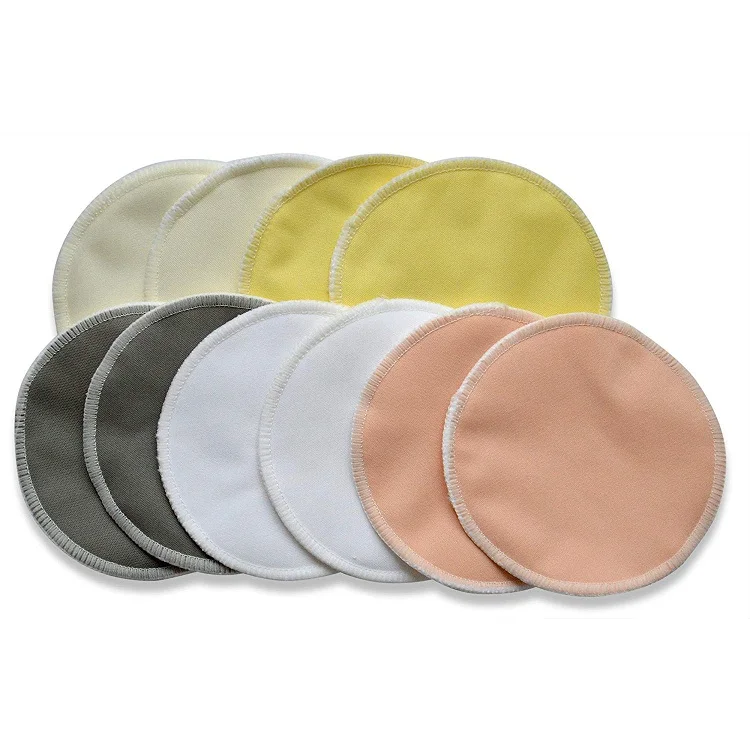 
factory custom bamboo organic nursing breast feeding pads 