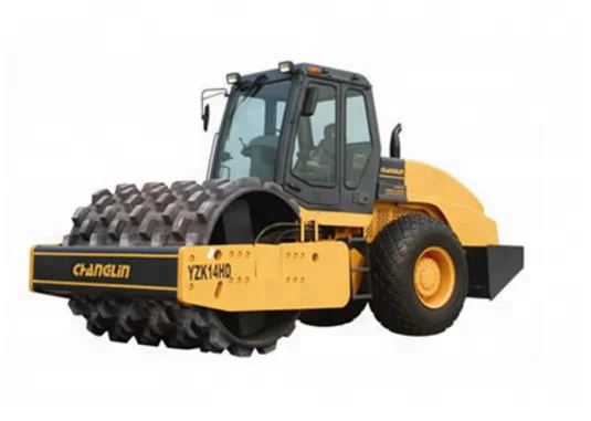YZK14HD Small soil compactor 14ton CHANGLIN vibratory road roller YZK14HD roller compactor or padfoots,double drum optional