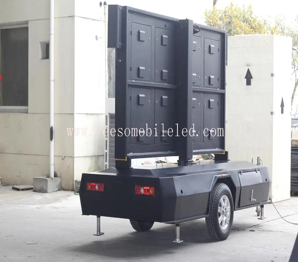 YEESO outdoor P6 Mobile advertising led Trailers, mobile billboards,advertising trailer-T5