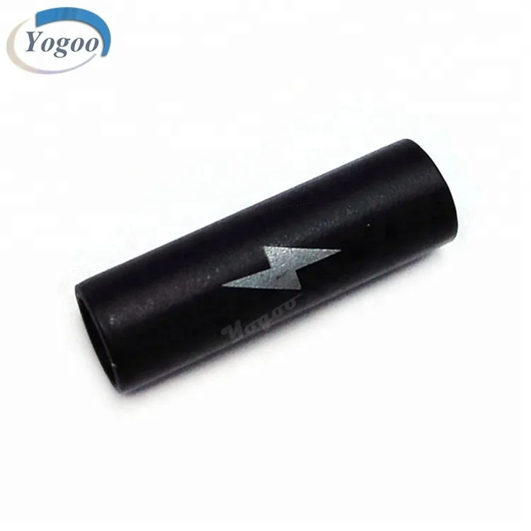 
 Привлекательный цилиндрический логотип лазер черный металлический шнурок наконечник шнур зажим и стопор  Привлекательный цилиндрический логотип лазерный черный металлический шнурок кончики шнура зажим и пробка