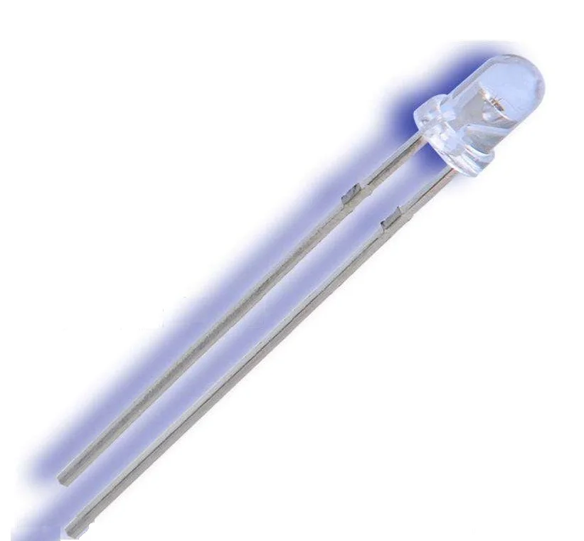 special wavelength LED supplier hot sell water clean lens T-1 3mm through hole 900nm InGaAs infrared emitting diode lamp