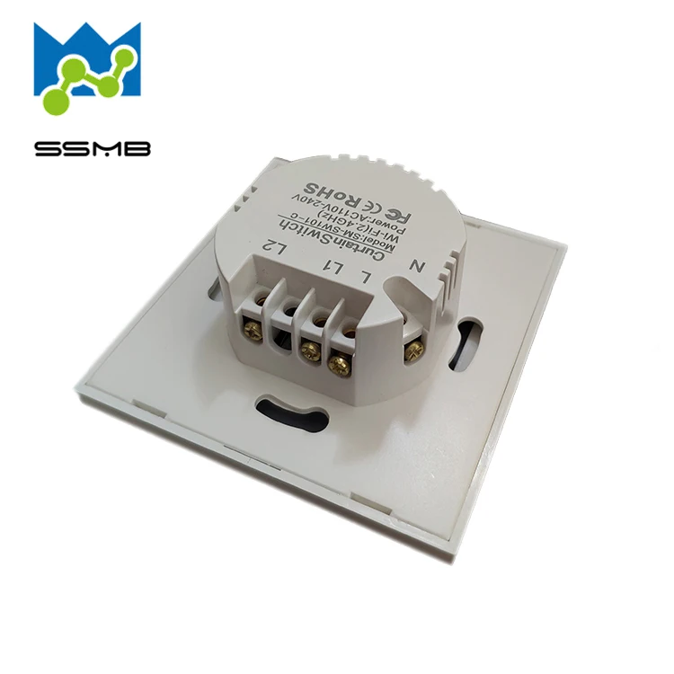 
Automatic Timing Mobile Phone Control Touch Screen Curtain Smart Wall Switch 