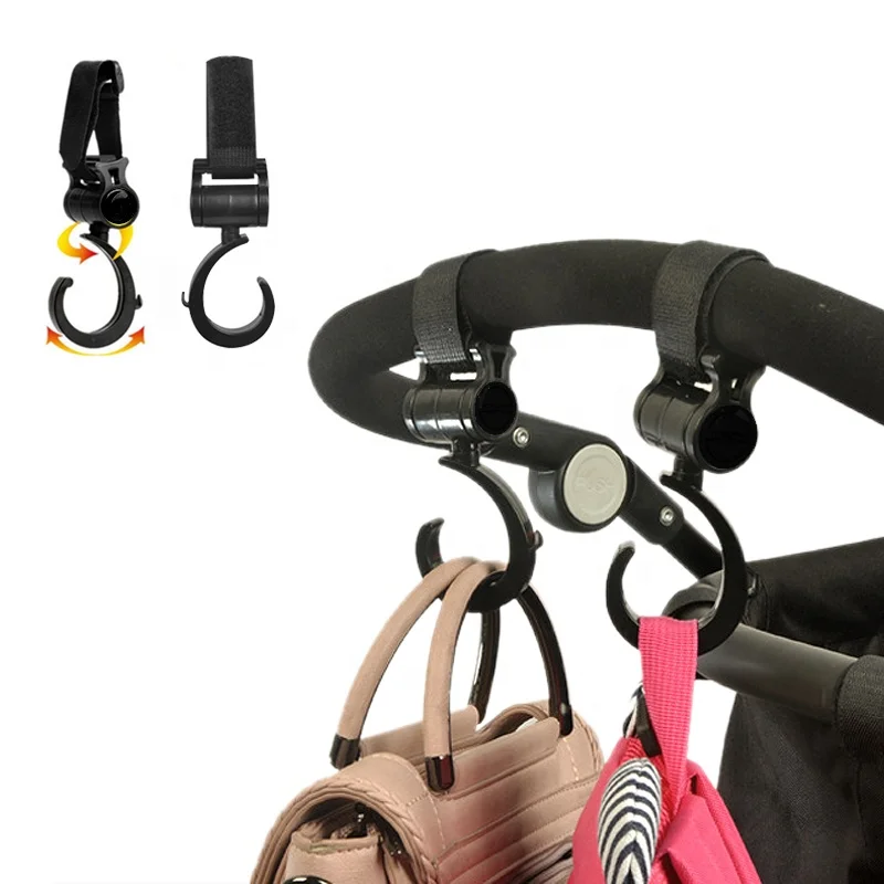 Amazon top seller 2022 Universal stroller hook with strap