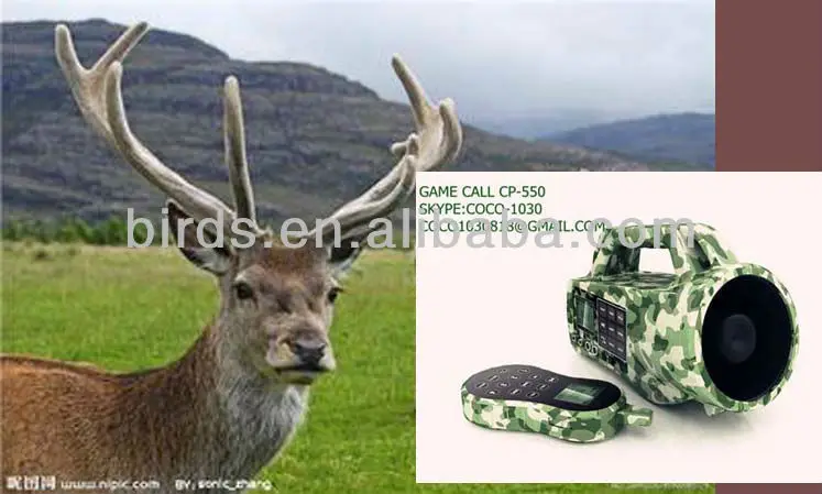 
Deer game call CP-550; hunting duck decoy; bird sound Mp3 