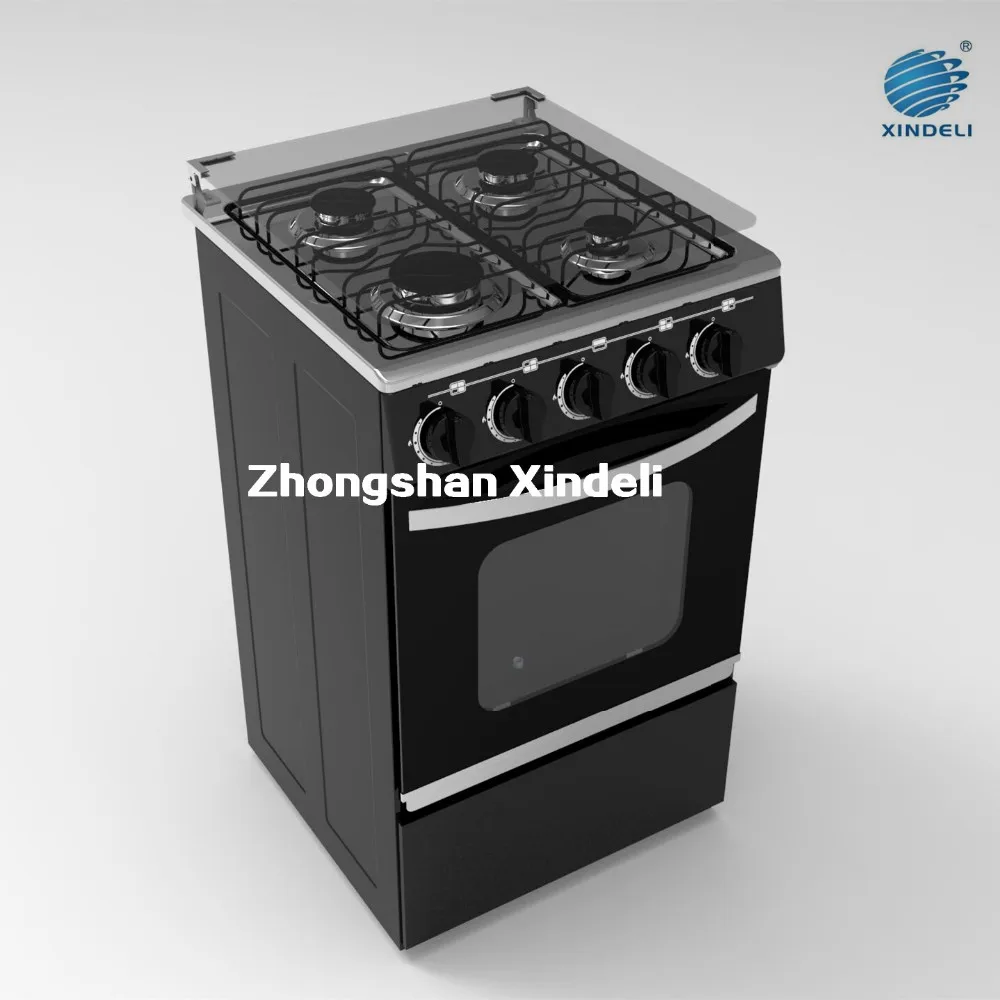 Cheap small size free standing gas cooker oven with gas stoves oven toaster oven for kitchen