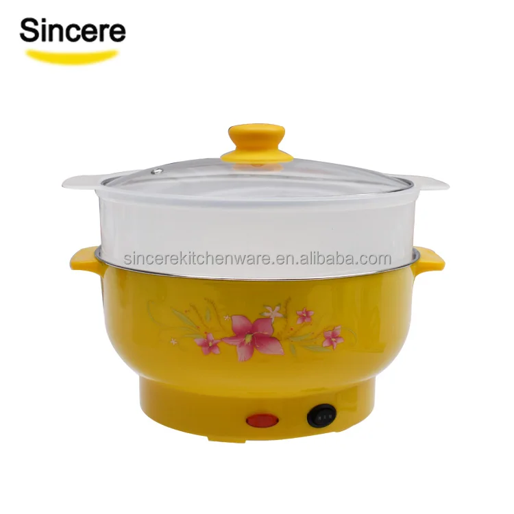 
Electric cooking pot cooking ware stainless steel steamer pot/ soup pot 