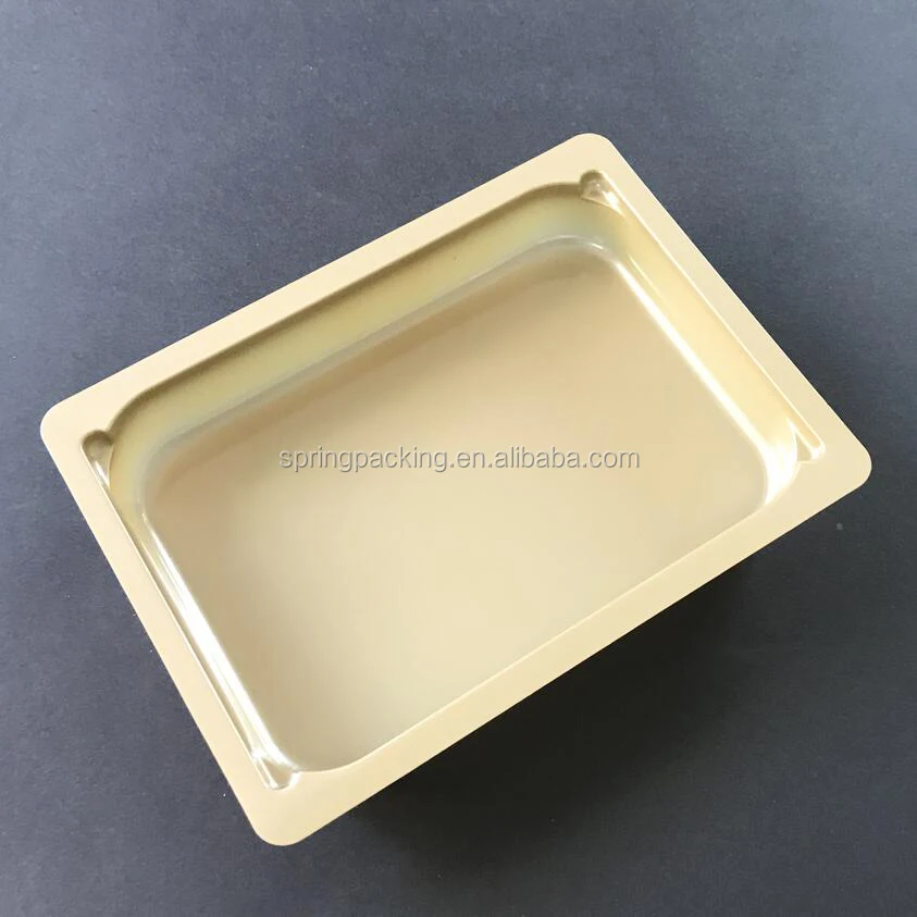 APET Silver frozen pork beef goat chicken meat packaging tray for supermarket packaging food container