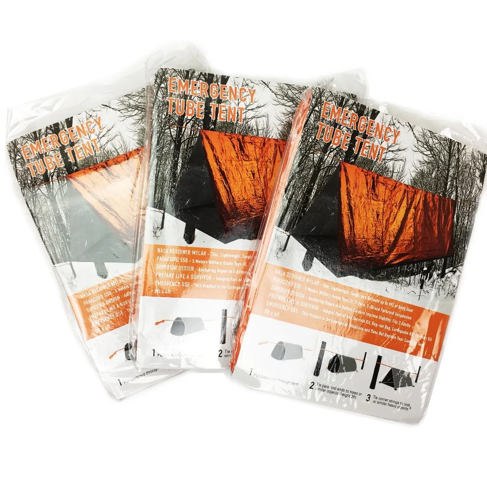 Термоукрытие из майлара для любых погодных условий, 2 человека, 8X5 дюймов