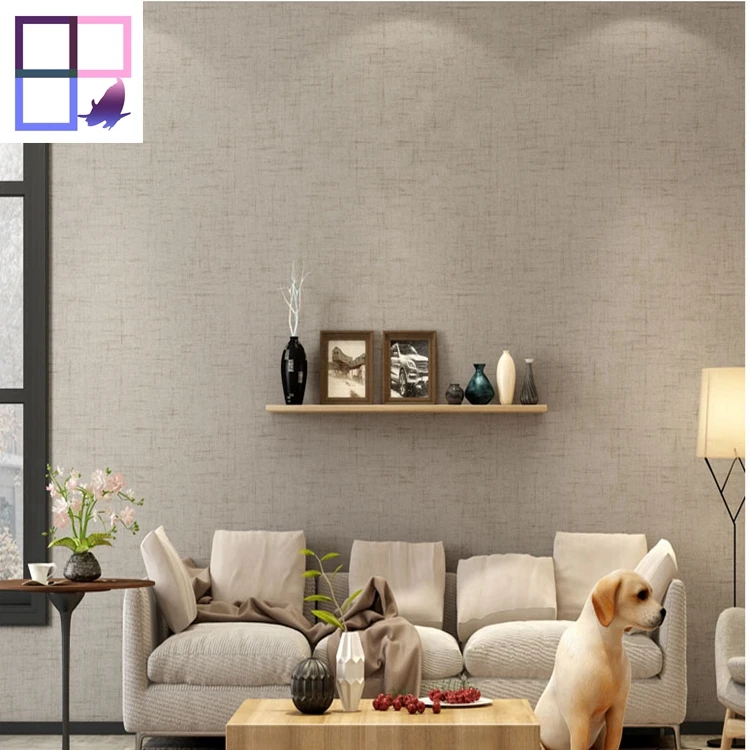 Aliba Interior textile wall coating material natural bf wallpaper