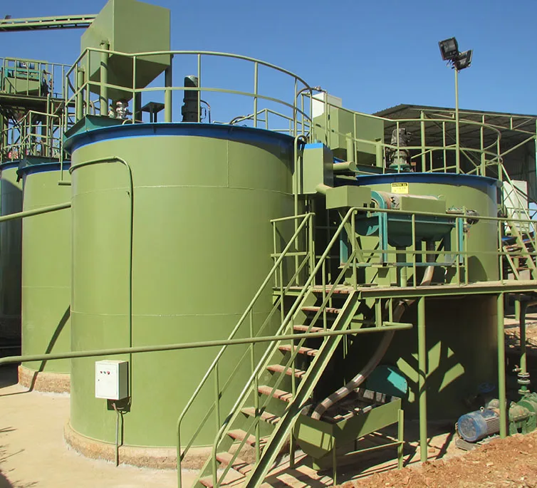 Gold cyanide stirred tank/mineral agitation leaching tank mining machine