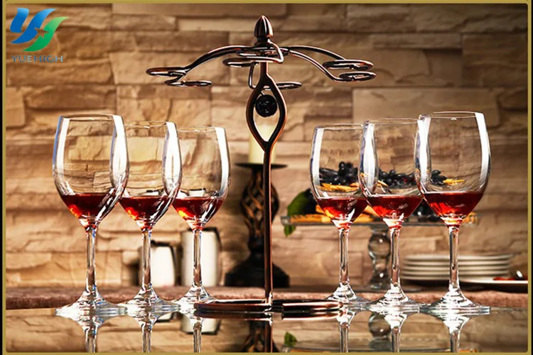 
OEM Elegant Wine Glass Crystal Glass Drinking Transparent Wine Glass 