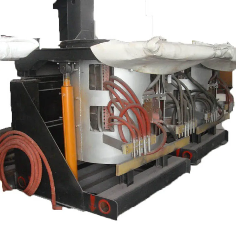metal scrap alloy brass steel iron 3 ton 10 rotary induction frequency furnaces