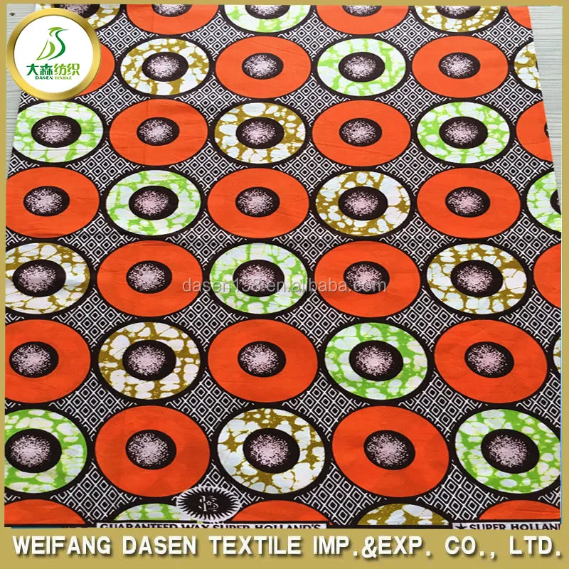 Export to Kenya polyester cotton african wax prints fabric