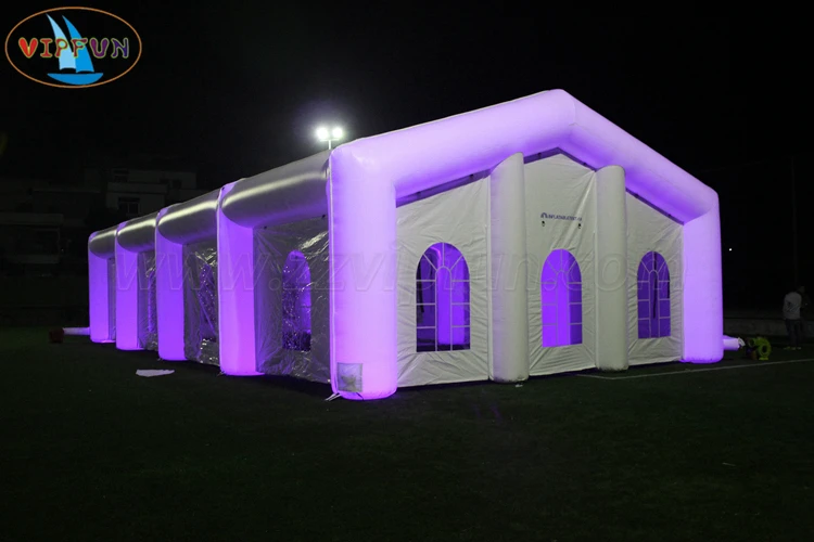High quality giant inflatable tent house outdoor tent with led light
