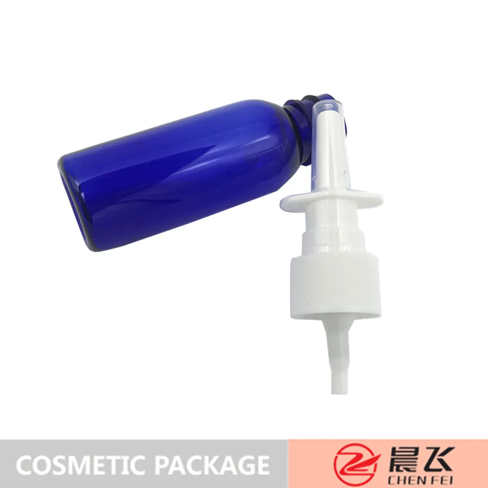 Eco-friendly liquid pump 18 410 plastic medical nasal sprayer dispenser with 0.12ml/t dosage