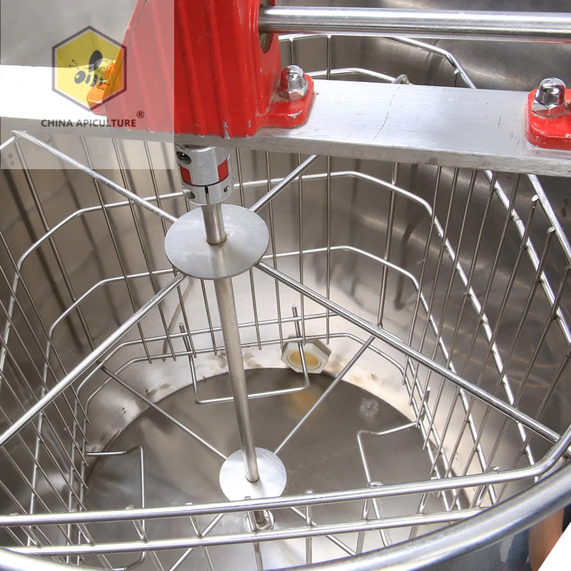 Wholesale 4 frame 201/304 Stainless steel Manual Honey extractor