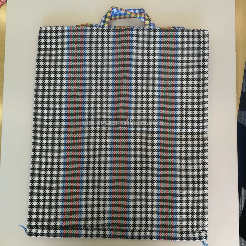 
PP woven handle bag for shopping to Africa 