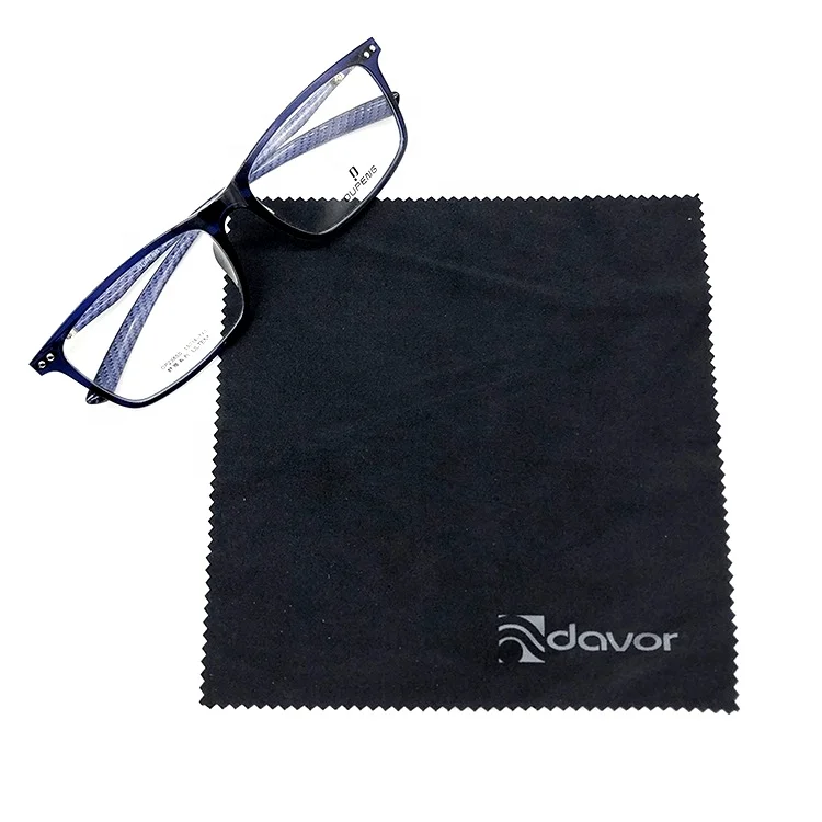 Недорогая салфетка из микрофибры для протирания очков с пользовательским логотипом