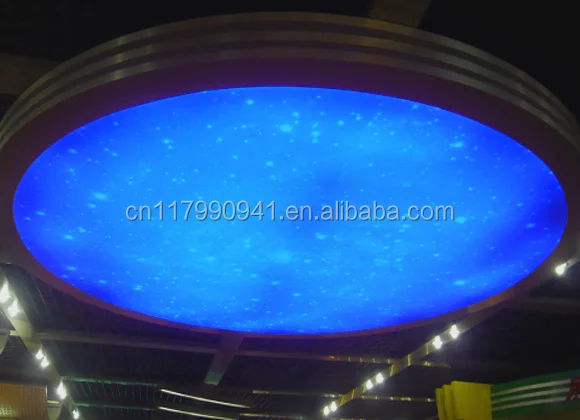 Красивые 3D Стрейчевые потолочные пленки с люстрами для украшения детской комнаты