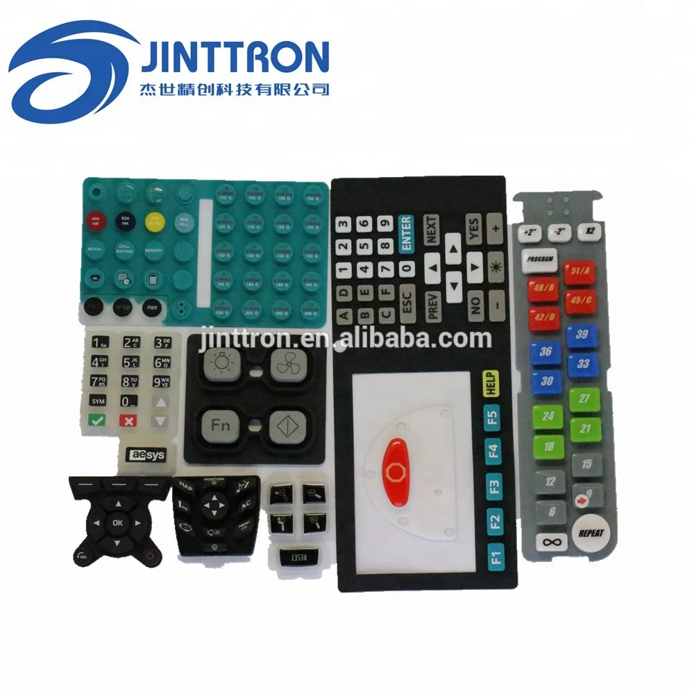 
All shapes and colors soft silicon rubber keypad products with low price 