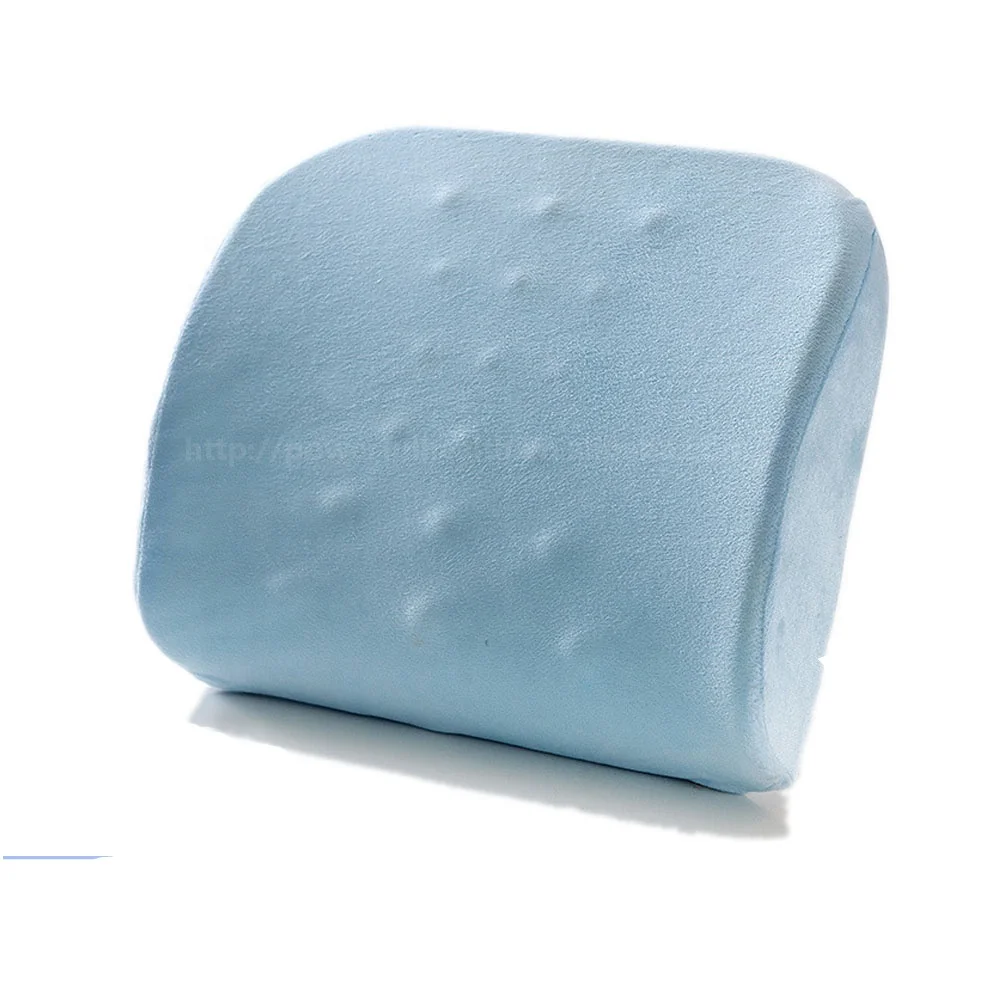 Mesh Lumbar Support Soft Memory Foam Cushion Pillow with Message Point For Office Car Chair Waist Sofa