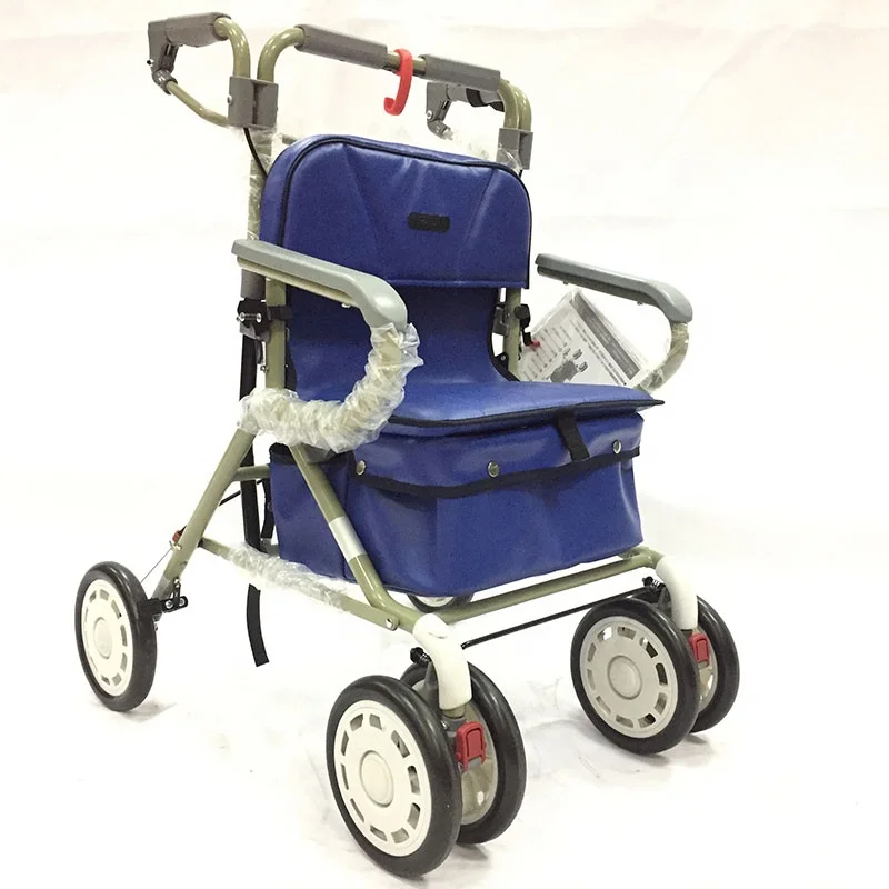 
SG approval aluminum lightweight adult rollator elderly walker 