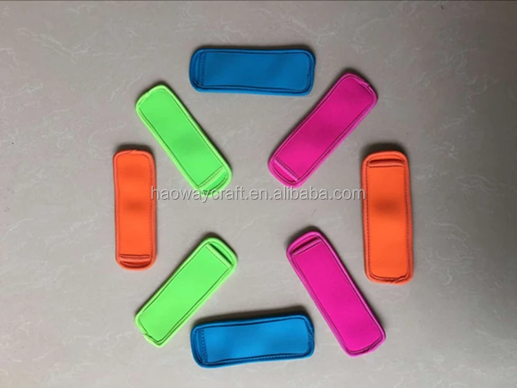 21 styles ice popsicle holder neoprene Freezer Summer Icy Block Lolly Cream Holder For Kids