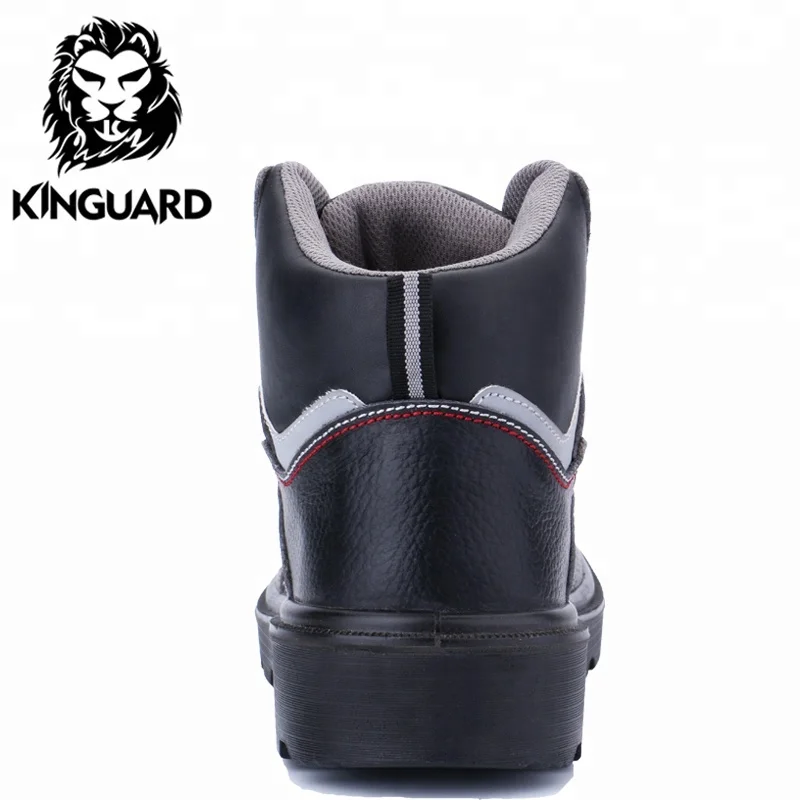 black hammer buffalo leather safety construction acid resistant safety shoes