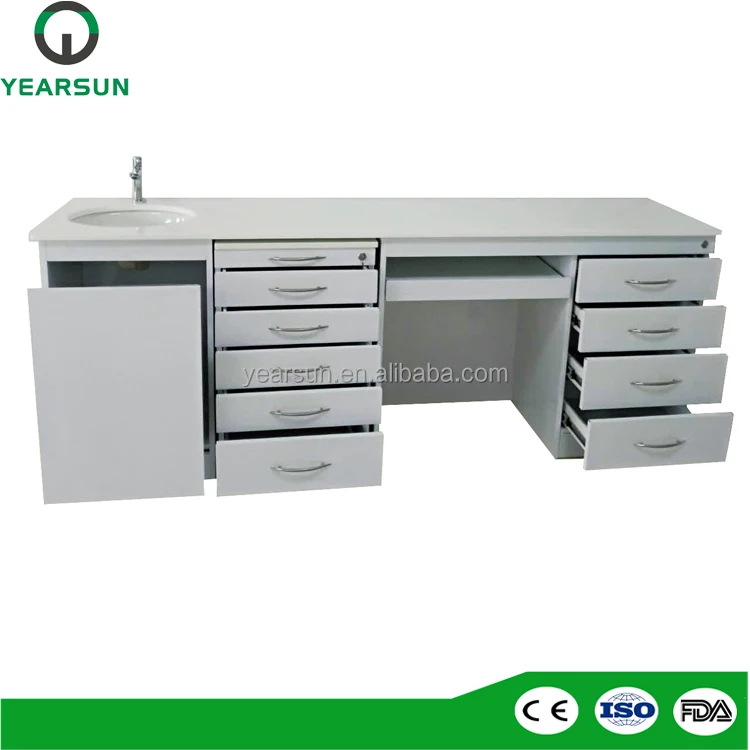 Dental furniture cabinet table with drawer inserts for sale made in china