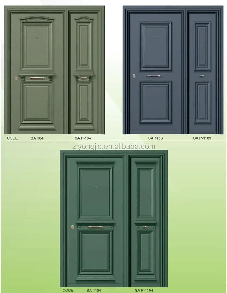 ABYAT Apartment Entrance Door Modern Front Cast Aluminum Exterior Door